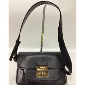 Michael Kors Sloan Black Smooth Leather Shoulder Bag